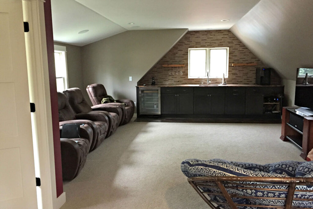 attic after remodel