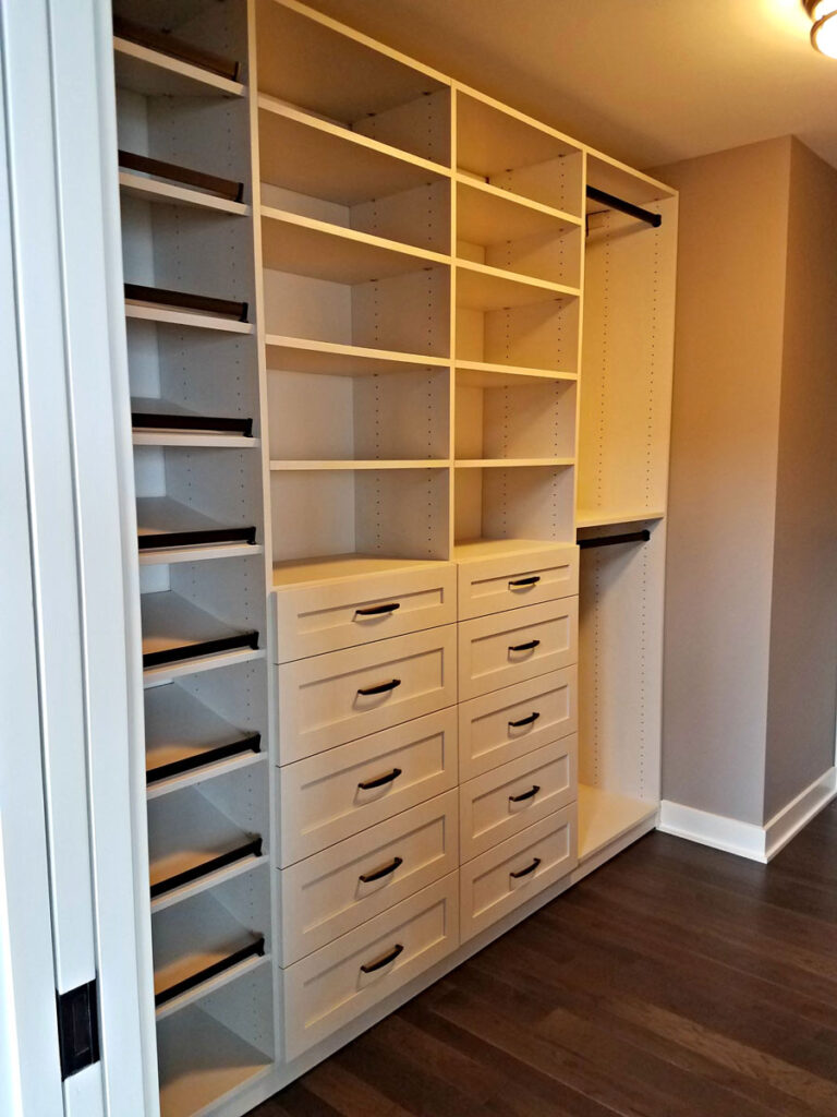 closet after remodel