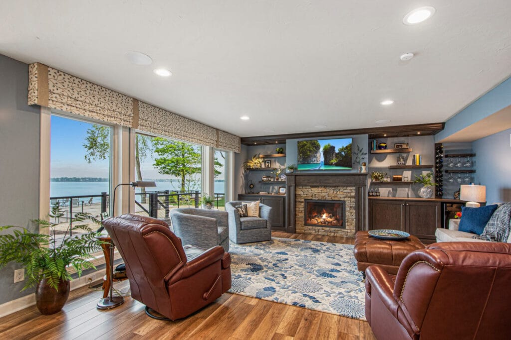 Living room after remodel