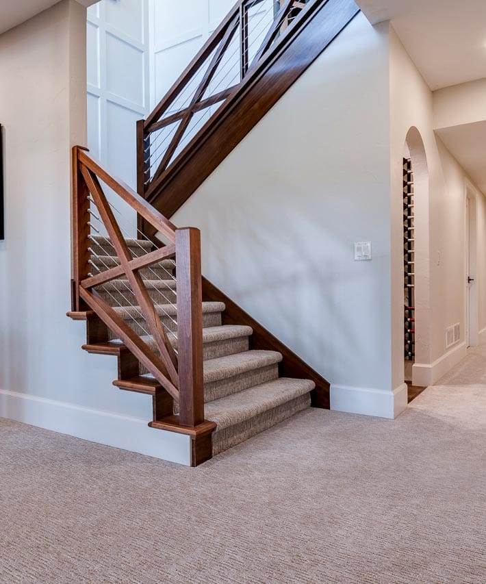 Stairs leading to basement