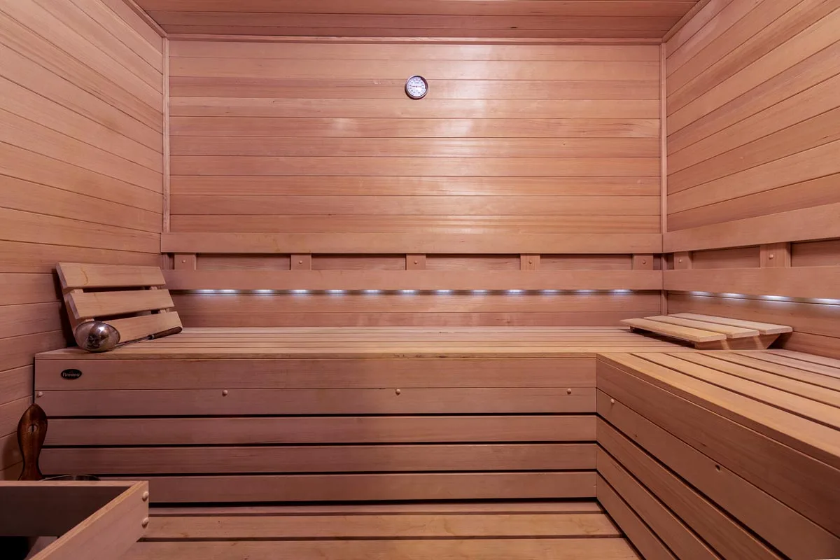 Sauna in new home