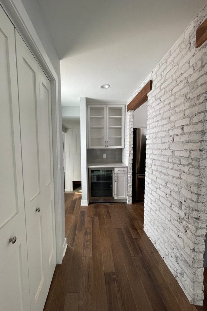 Renovated farm house interior