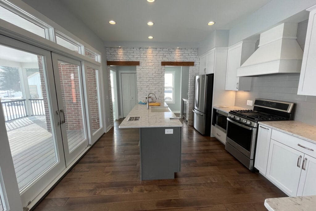 Renovated farm house kitchen