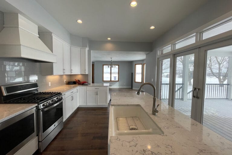 Farm house renovated kitchen