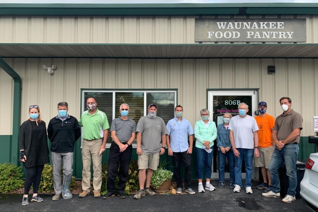 Simon Builders at Waunakee Food Pantry