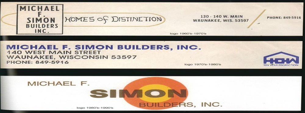 Simon Builders logo evolution