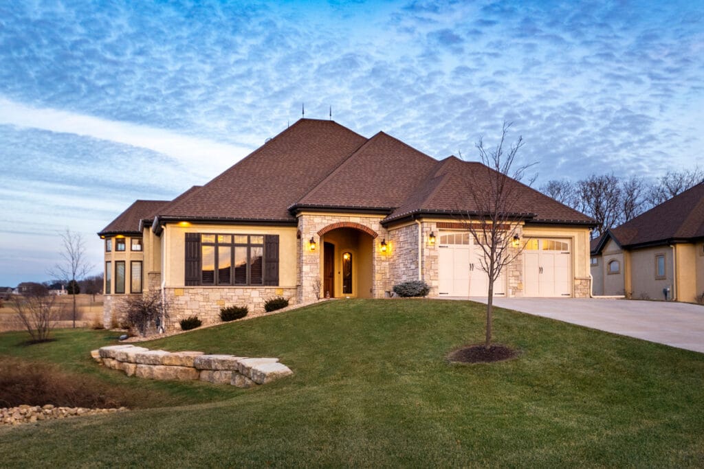 new home exterior