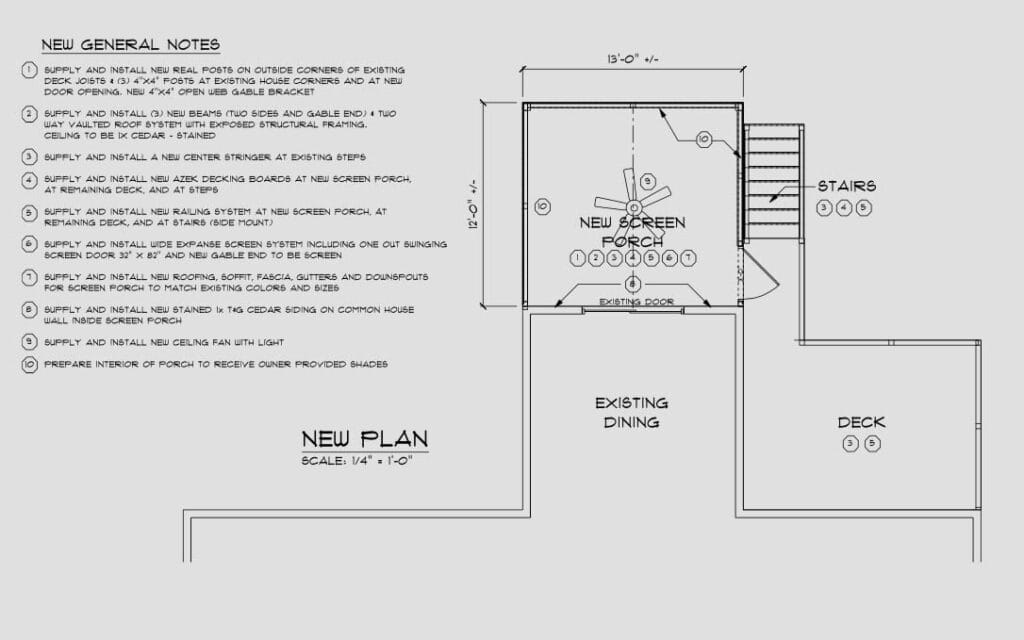 3 season porch remodeling plans