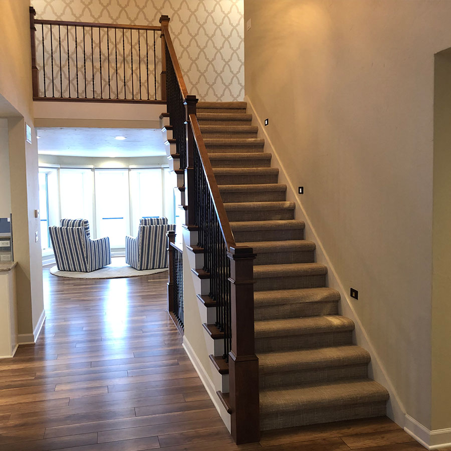 First level stairs after remodel